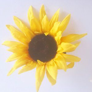 Flower Sunflower Barrette Large